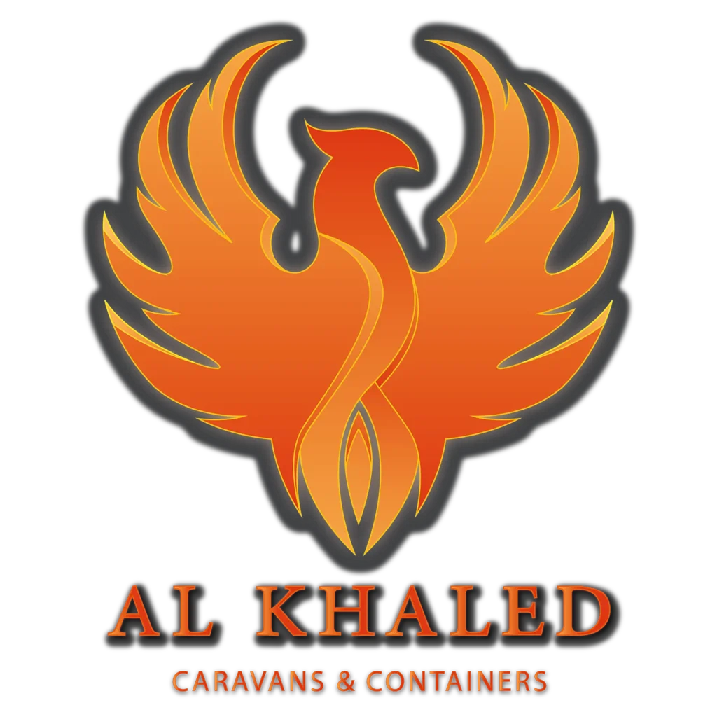 Caravans for sale - Logo Al Khaled Caravans - كرفانات للبيع - لوجو شركة كرفانات الخالد - شركة الخالد للكرفانات